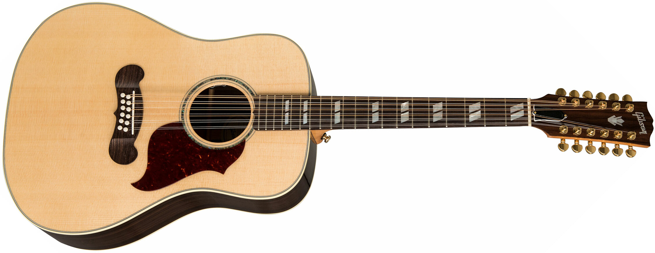 Gibson Songwriter 12-string 2019 Dreadnought 12-cordes Epicea Palissandre Rw - Antique Natural - Acoustic guitar & electro - Main picture