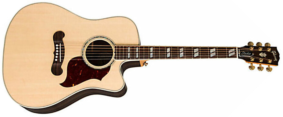 Gibson Songwriter Cutaway 2019 Dreadnought Epicea Palissandre Rw - Antique Natural - Electro acoustic guitar - Main picture