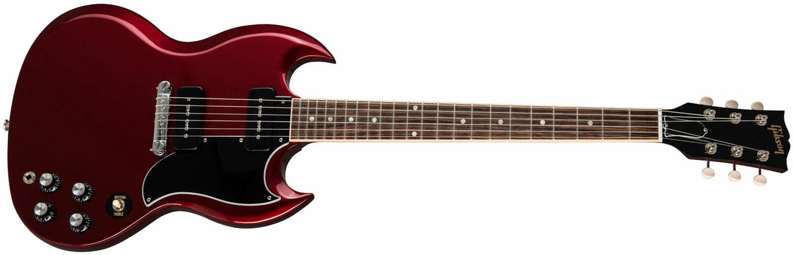 Gibson Sp Special Original 2p90 Ht Rw - Vintage Sparkling Burgundy - Retro rock electric guitar - Main picture