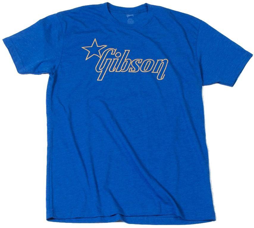 T-shirt Gibson Star Logo T - Blue - L