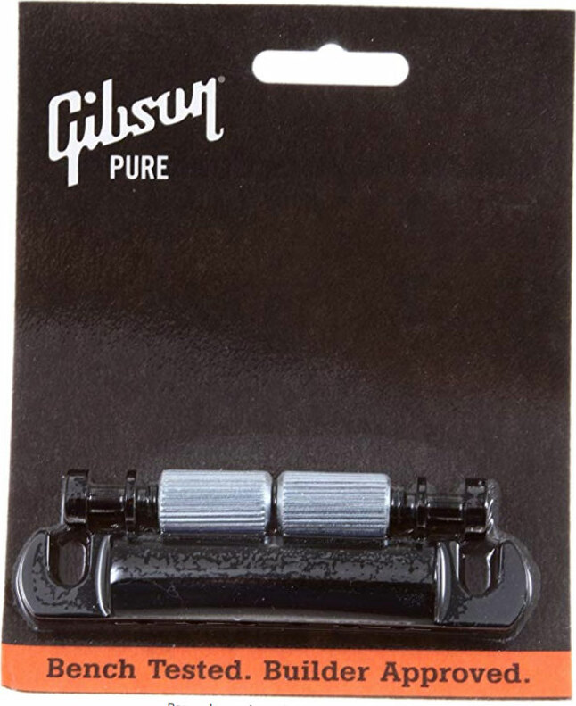 Gibson Stop Bar Tailpiece Black - Stop bar - Main picture