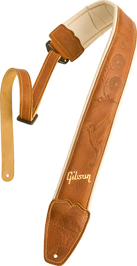 Gibson The Montana Premium Comfort Guitar Strap Cuir - Guitar strap - Main picture
