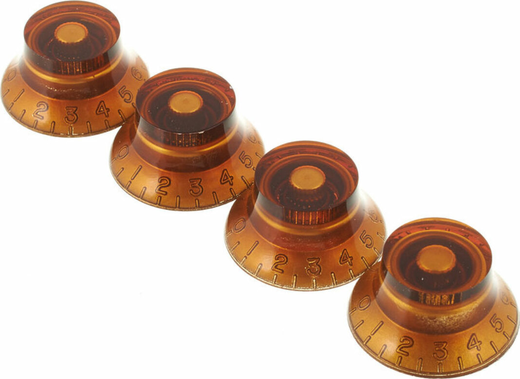 Gibson Top Hat Knobs 4-pack Vintage Amber - Control Knob - Main picture