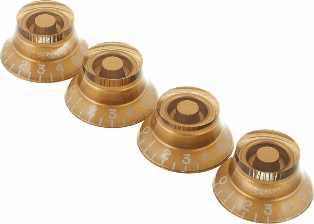 Gibson Top Hat Knobs 4-pack Vintage Gold - Control Knob - Main picture