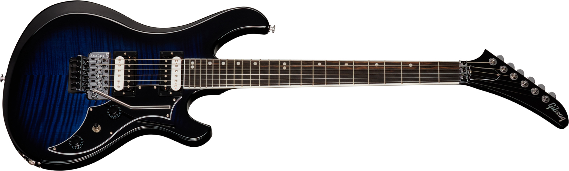 Gibson Victory Floyd Rose Usa 2h Fr Eb - Deep Ocean Burst - Double cut electric guitar - Main picture