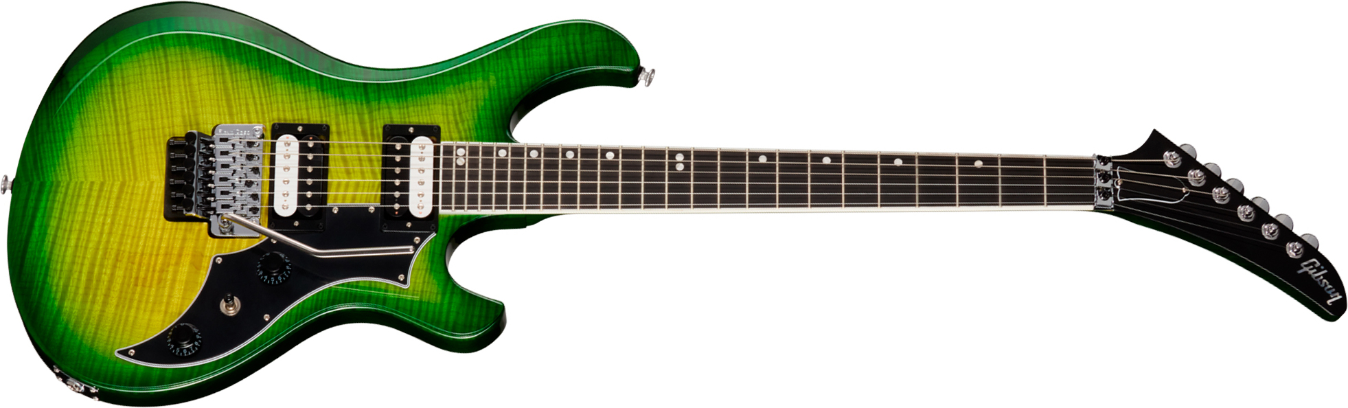 Gibson Victory Floyd Rose Usa 2h Fr Eb - Iguana Burst - Double cut electric guitar - Main picture