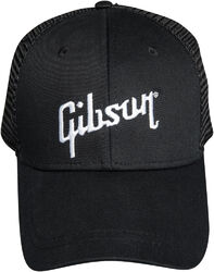 Cap Gibson Black Trucker Snapback - Unique size