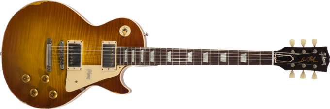 Gibson Custom Shop M2M 1959 Les Paul Standard #982192 - Heavy aged sunrise tea burst