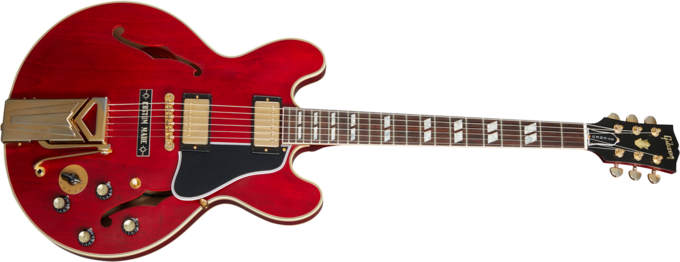 Gibson Custom Shop Marcus King 1962 ES-345 With Sideways Vibrola - Vos sixties cherry