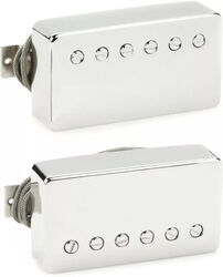 Custombucker Matched Set (2-Conductor, Alnico 3) - True Historic Nickel