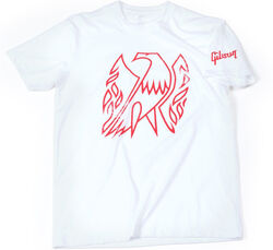 T-shirt Gibson Firebird T Large White