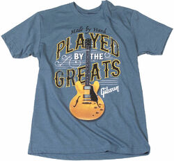T-shirt Gibson Played By The Greats T Indigo - L