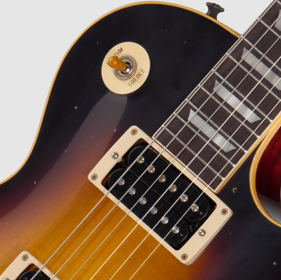 Gibson Custom Les Paul Standard 1958 Light Figured Maple Top Le Ltd 2h Ht Rw - Murphy Lab Heavy Aged Athens Burst - Single cut electric guitar - Varia