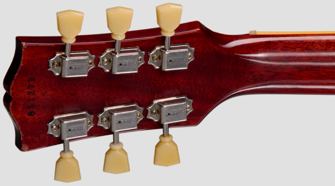 Gibson Custom Les Paul Standard 1958 Light Figured Maple Top Le Ltd 2h Ht Rw - Murphy Lab Heavy Aged Athens Burst - Single cut electric guitar - Varia