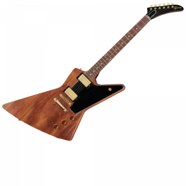 Solid body electric guitar Gibson Custom Shop 1958 Mahogany Explorer Reissue - Vos walnut