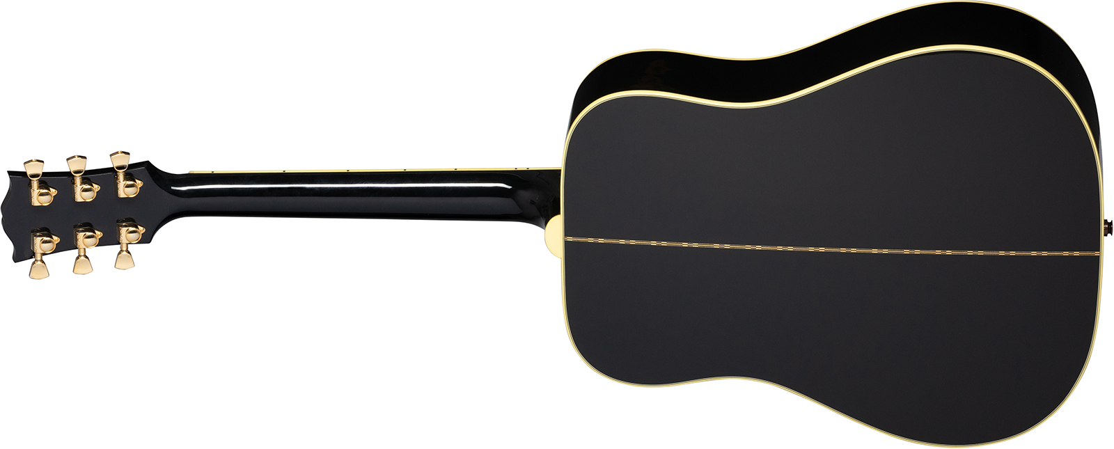 Gibson Custom Shop Artist Elvis Presley Dove Signature Dreadnought Epicea Erable Rw - Ebony - Electro acoustic guitar - Variation 1