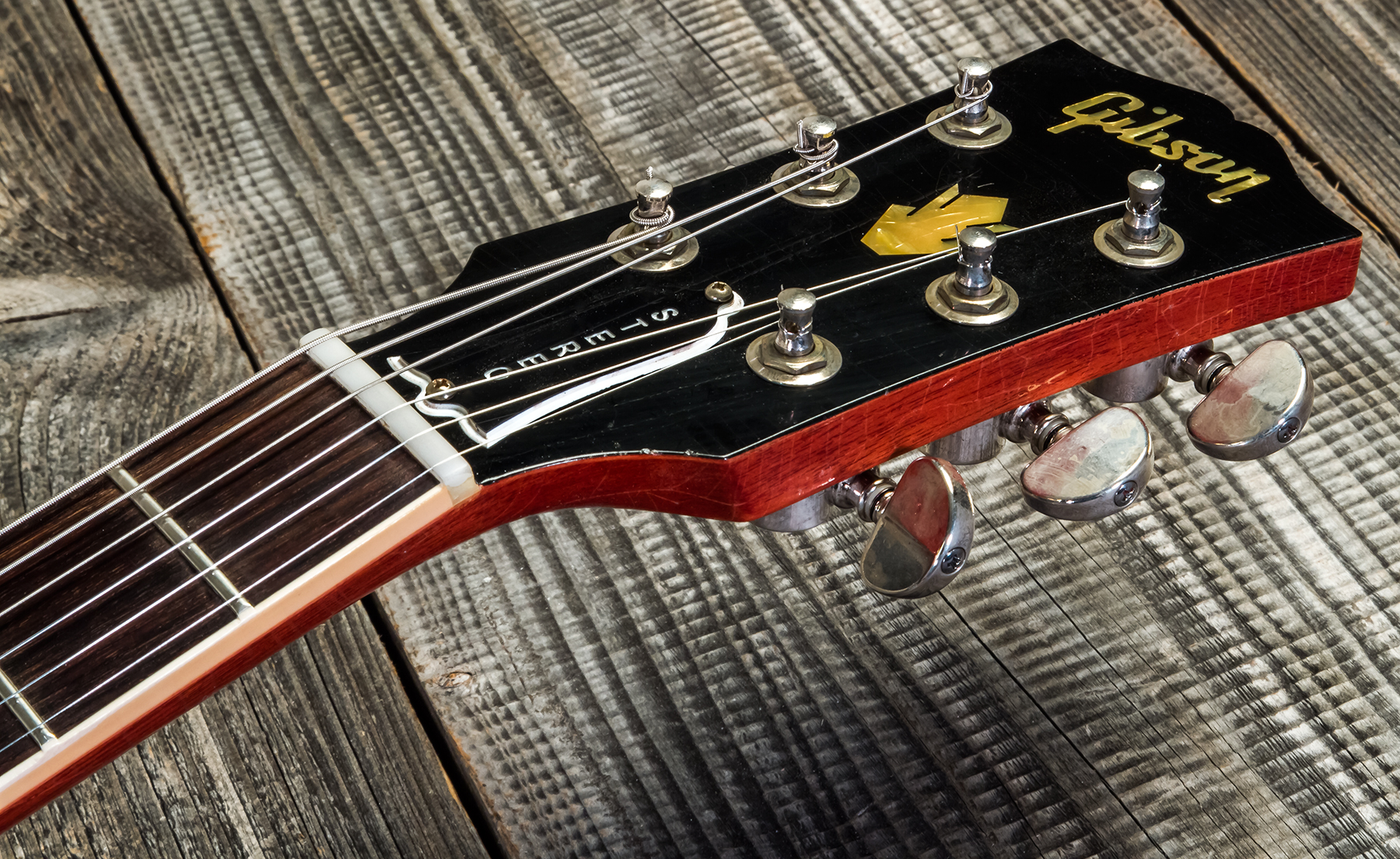 Gibson Custom Shop Bb King Es-335 Live At The Regal 2h Trem Bigsby Rw #bbregal90 - Murphy Lab Aged Argentine Grey - Signature electric guitar - Variat