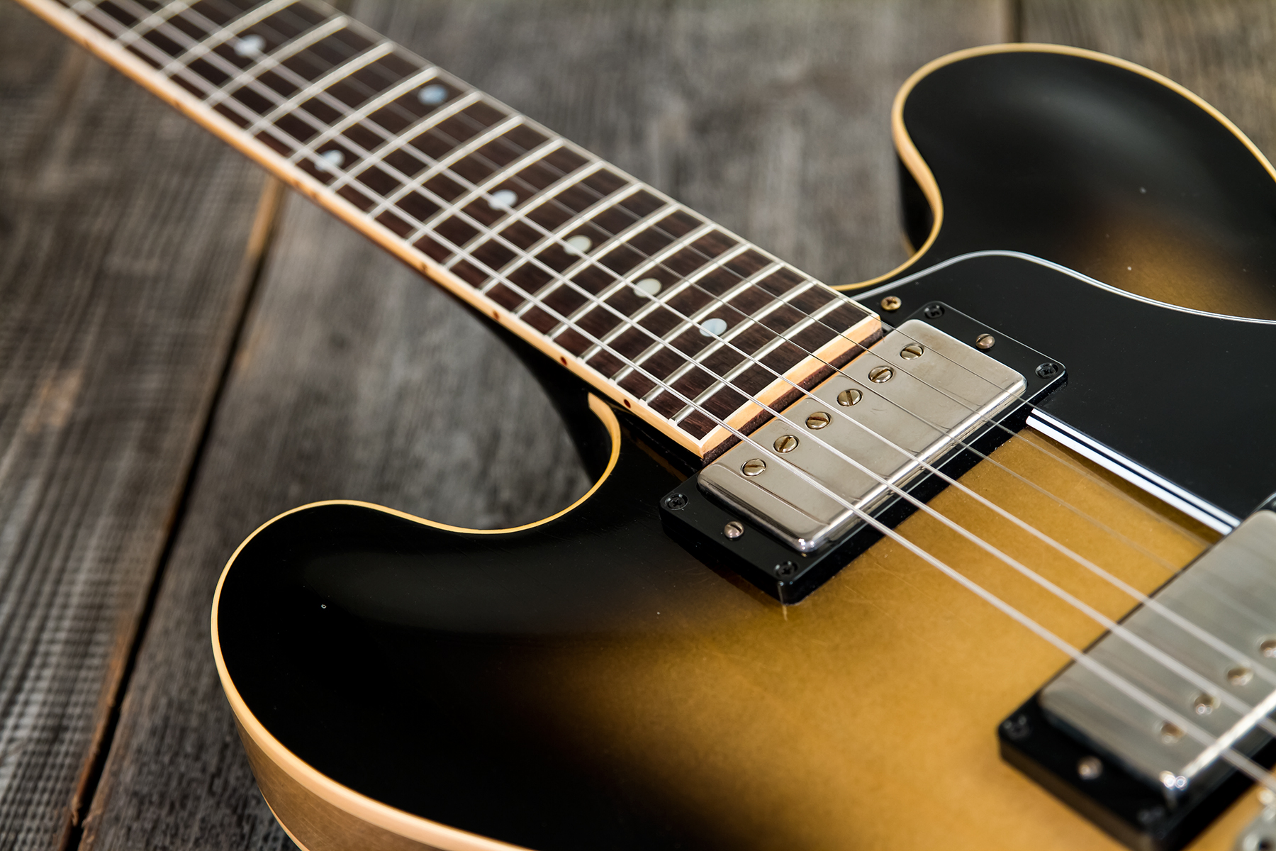 Gibson Custom Shop Bb King Es-335 Live At The Regal 2h Trem Bigsby Rw #bbregal90 - Murphy Lab Aged Argentine Grey - Signature electric guitar - Variat