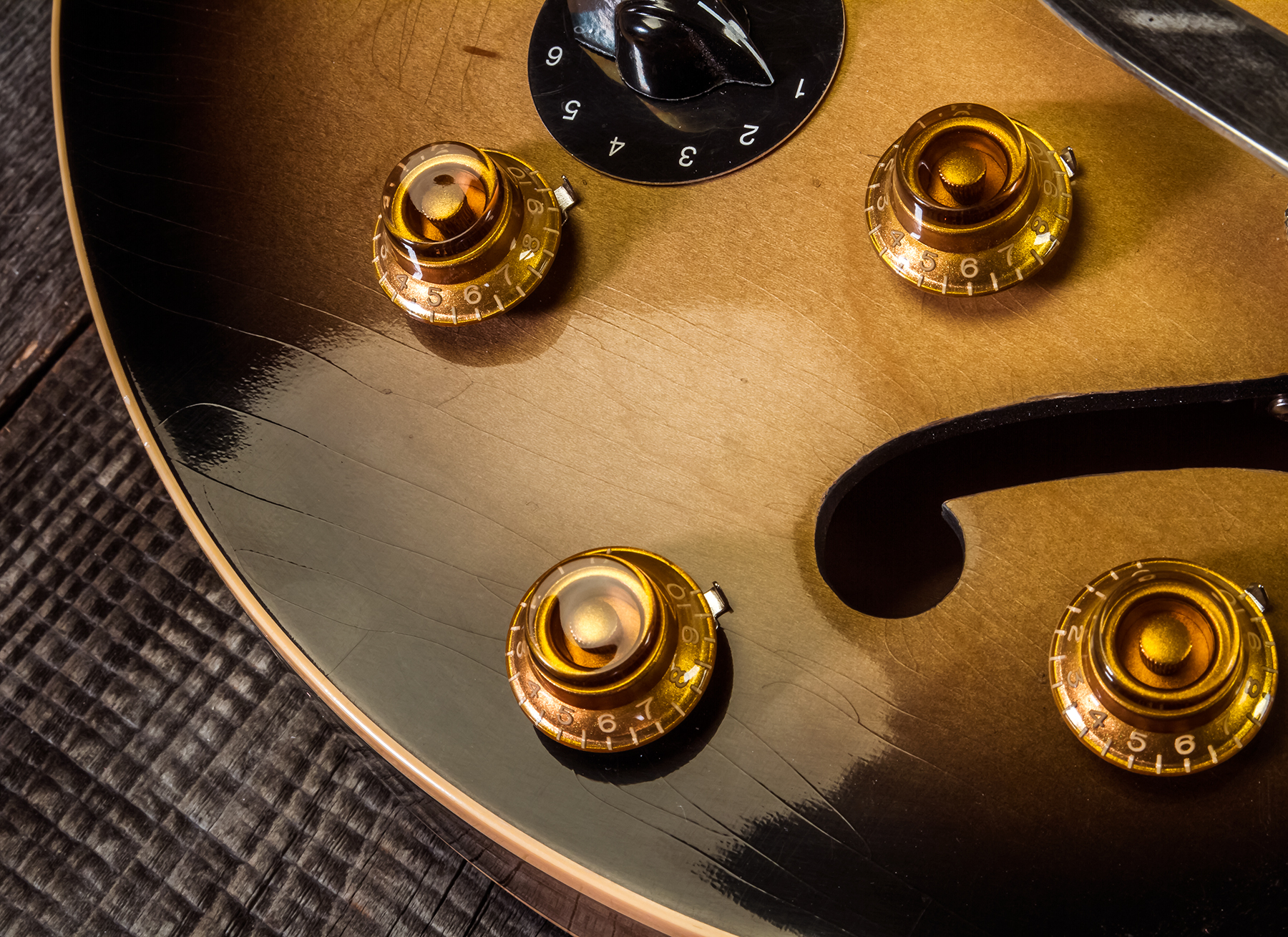 Gibson Custom Shop Bb King Es-335 Live At The Regal 2h Trem Bigsby Rw #bbregal90 - Murphy Lab Aged Argentine Grey - Signature electric guitar - Variat