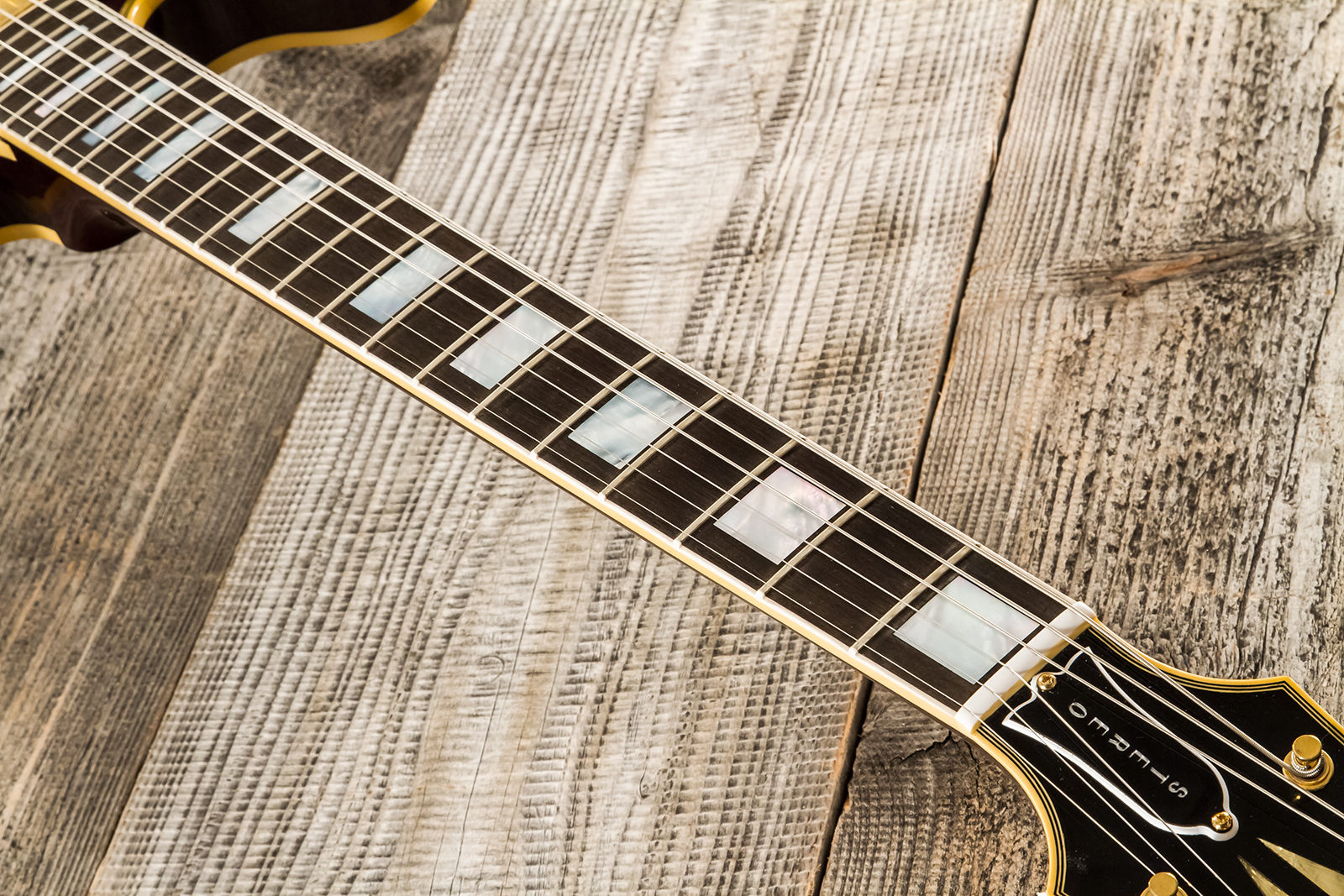 Gibson Custom Shop Bb King Es355 1974 Rumble In The Jungle 2h Trem Eb #bbes33505 - Murphy Lab Light Aged Walnut - Semi-hollow electric guitar - Variat