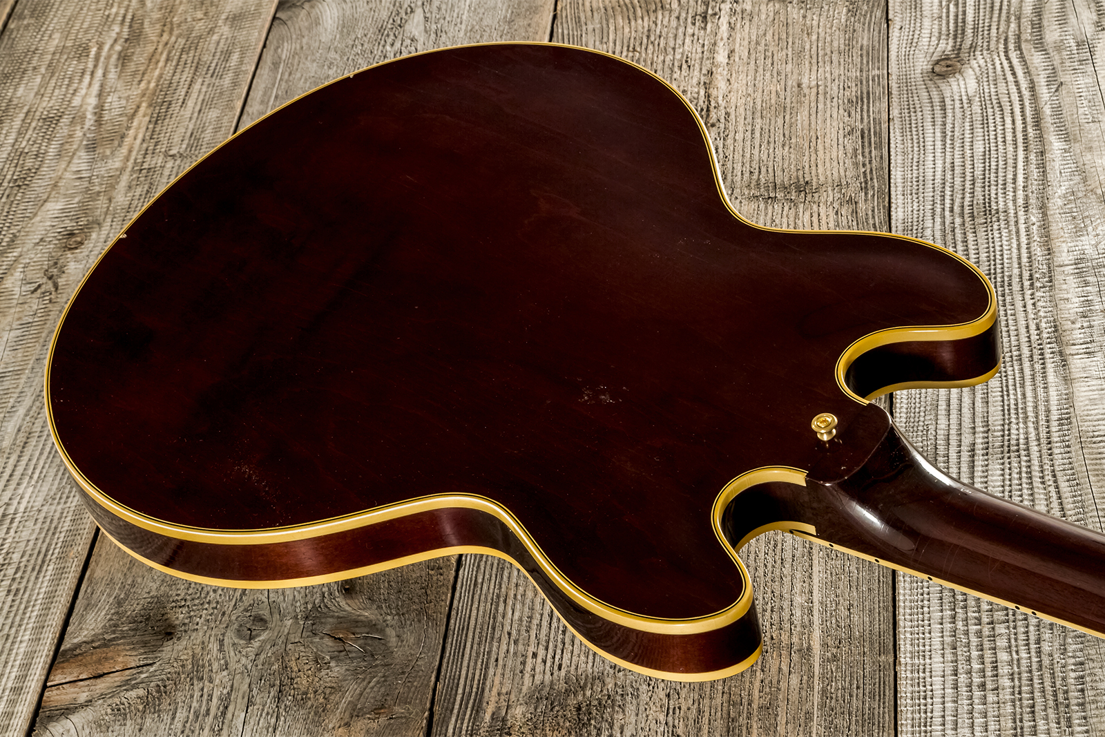 Gibson Custom Shop Bb King Es355 1974 Rumble In The Jungle 2h Trem Eb #bbes33505 - Murphy Lab Light Aged Walnut - Semi-hollow electric guitar - Variat