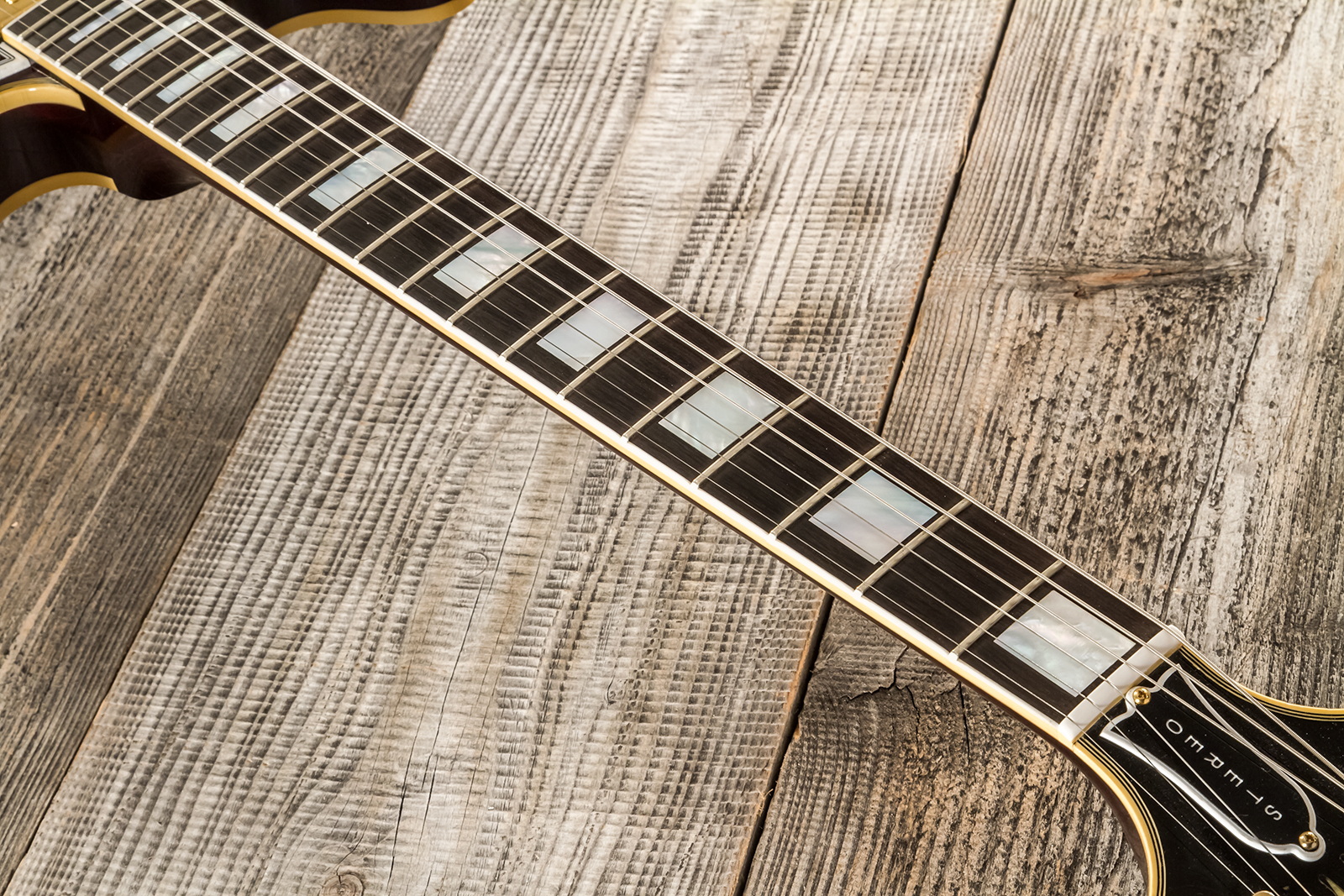 Gibson Custom Shop Bb King Es355 1974 Rumble In The Jungle 2h Trem Eb #bbes33523 - Murphy Lab Light Aged Walnut - Semi-hollow electric guitar - Variat