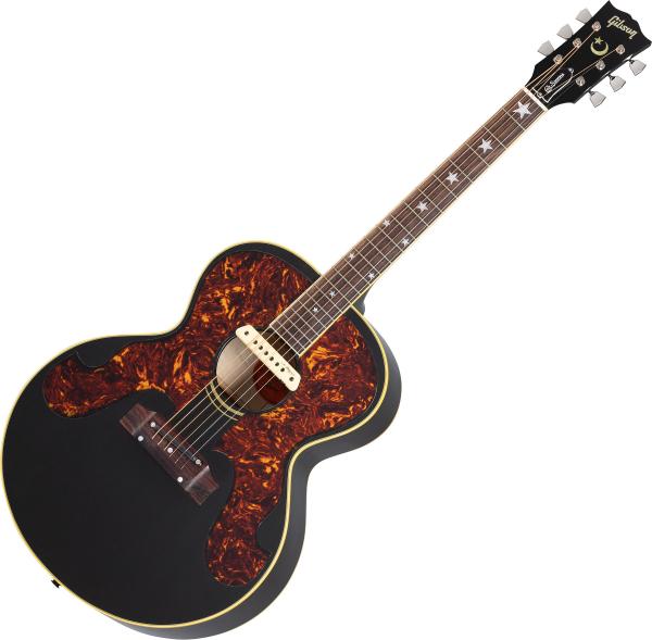 Electro acoustic guitar Gibson Custom Shop Collector's Edition Cat Stevens J-180 - ebony