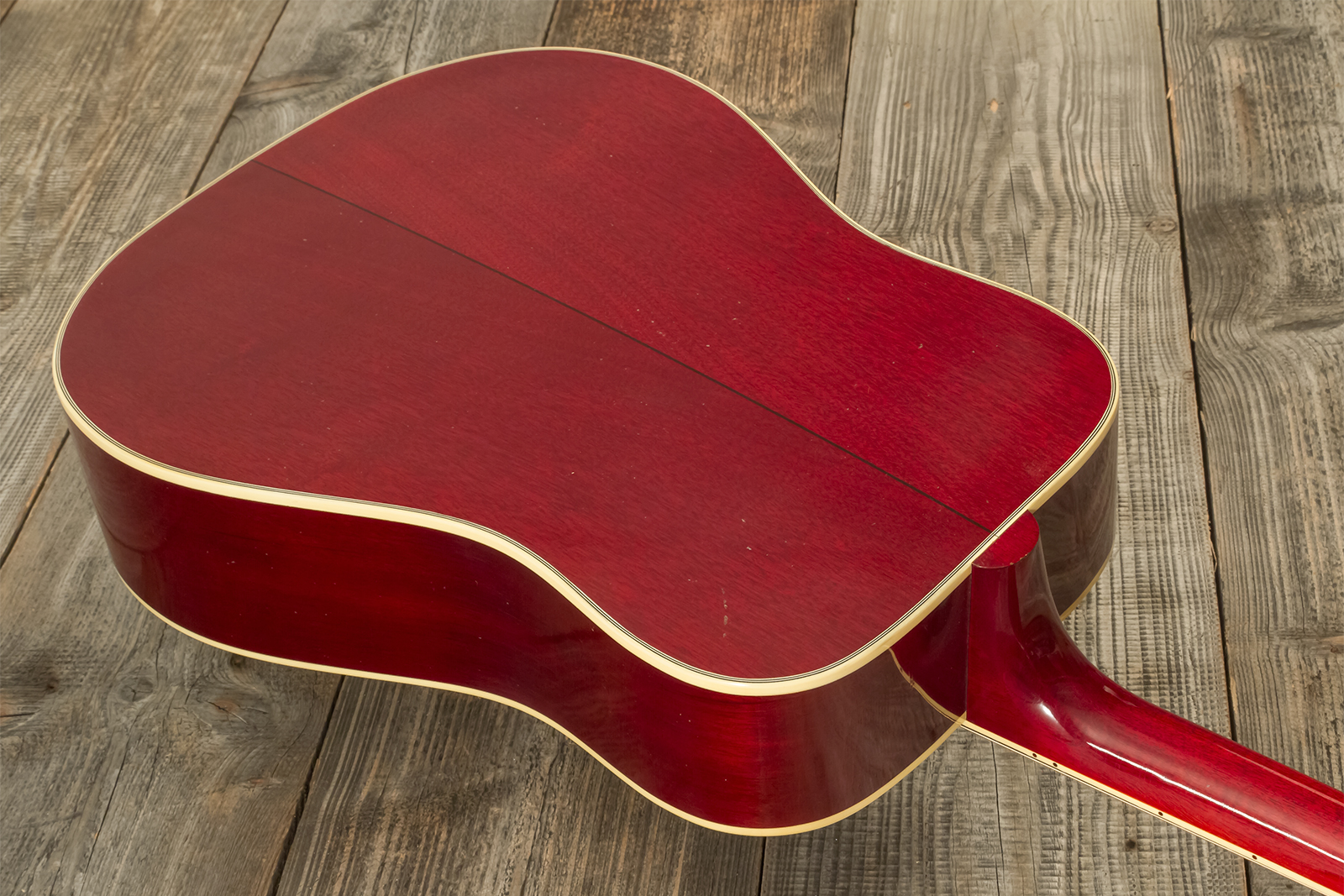 Gibson Custom Shop Country Western 1963 Dreadnought Epicea Acajou Rw - Murphy Lab Heavy Aged Smoked Natural - Folk guitar - Variation 10