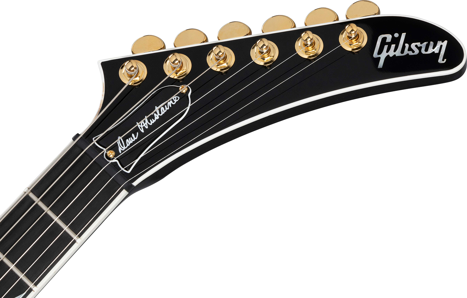 Gibson Custom Shop Dave Mustaine Flying V Exp Ltd Signature 2h Ht Eb - Red Amber Burst - Metal electric guitar - Variation 5