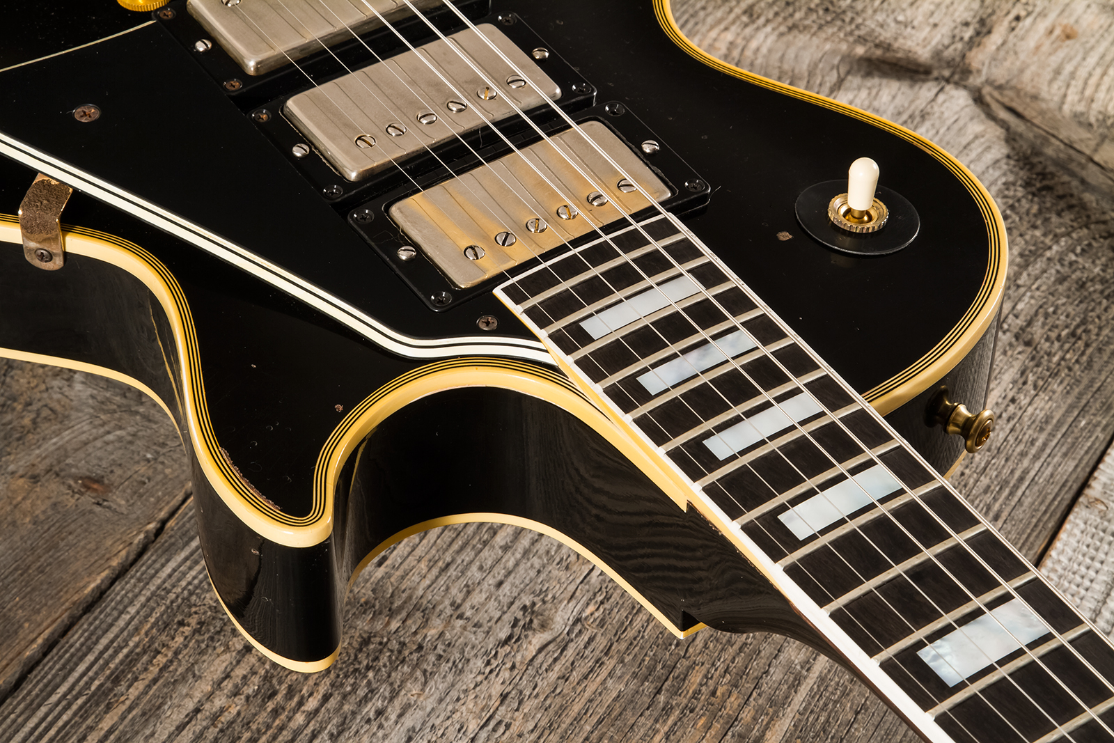 Gibson Custom Shop Eric Clapton Les Paul Custom 1958 Signature 2h Ht Eb #ec027 - Murphy Lab Ebony - Single cut electric guitar - Variation 17