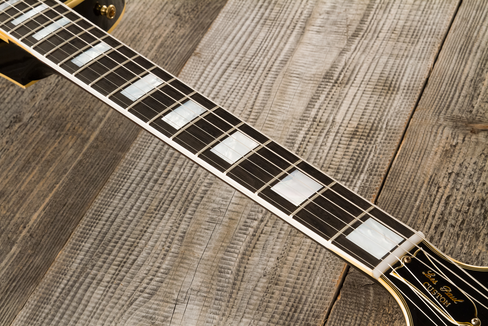 Gibson Custom Shop Eric Clapton Les Paul Custom 1958 Signature 2h Ht Eb #ec027 - Murphy Lab Ebony - Single cut electric guitar - Variation 19