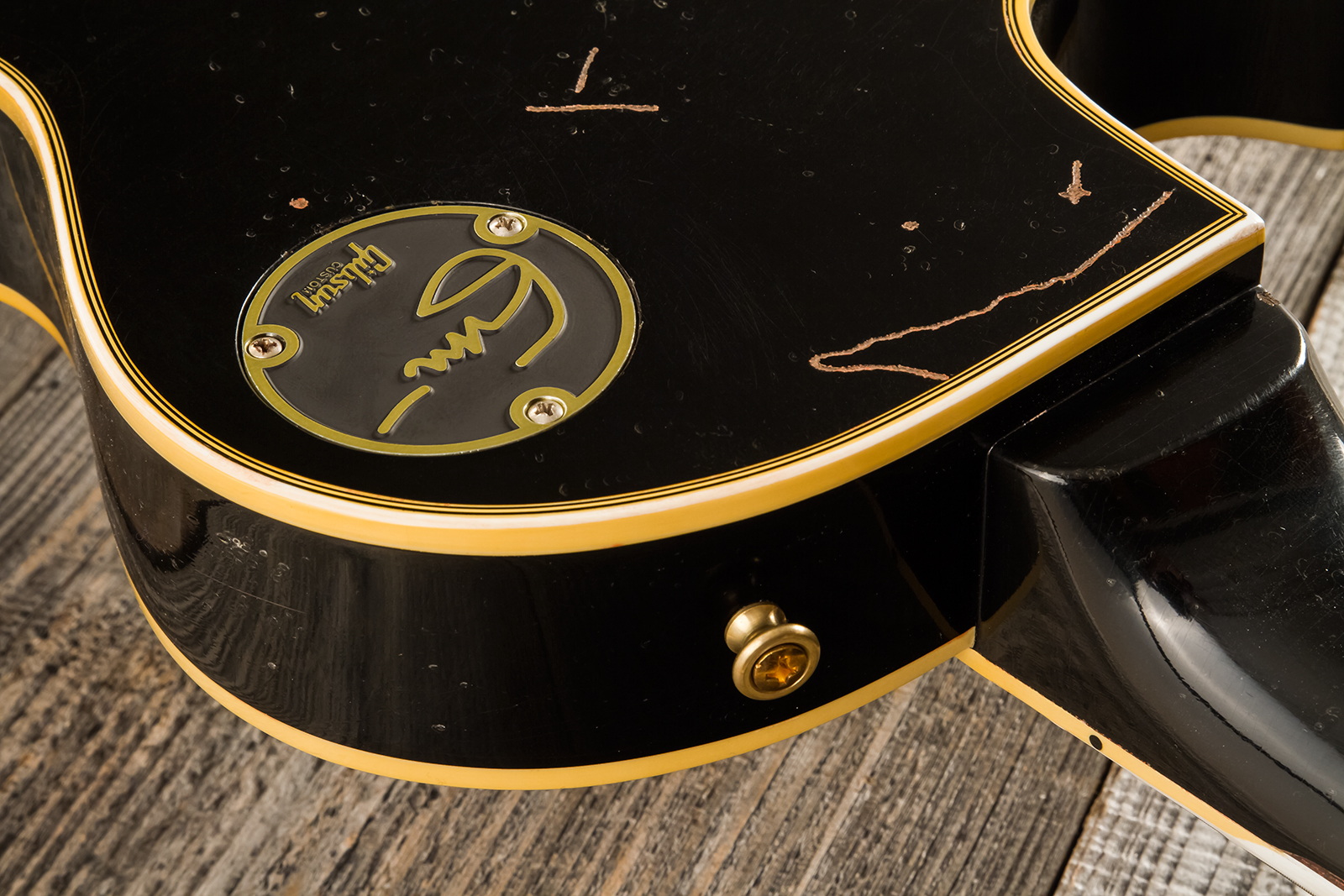 Gibson Custom Shop Eric Clapton Les Paul Custom 1958 Signature 2h Ht Eb #ec027 - Murphy Lab Ebony - Single cut electric guitar - Variation 23