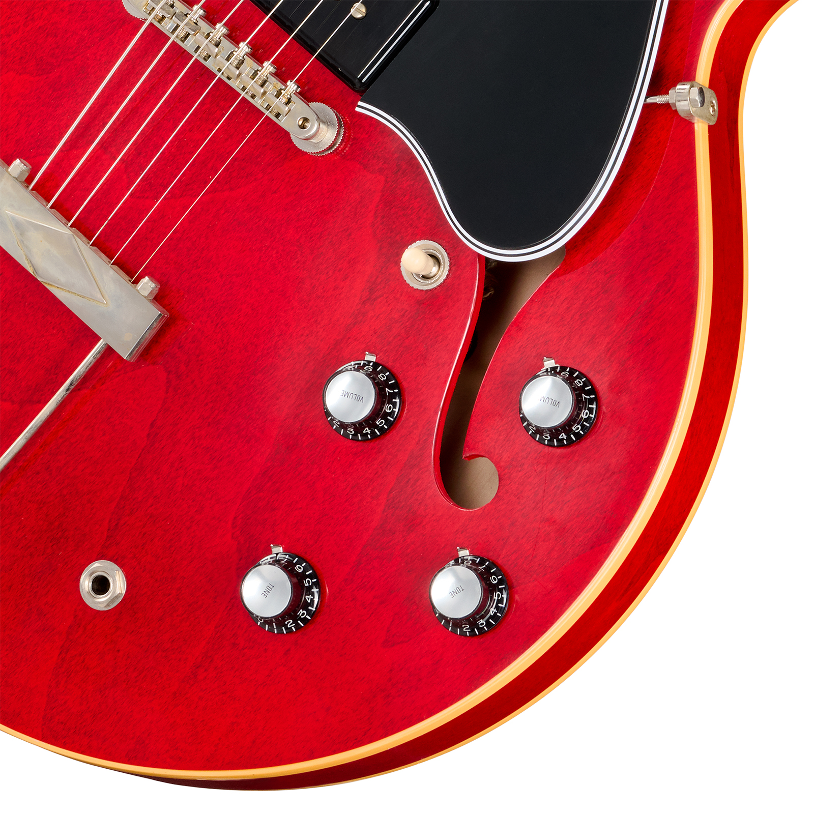 Gibson Custom Shop Es330 1962 Reissue Historic 2s P90 Ht Rw - Sixties Cherry - Semi-hollow electric guitar - Variation 3