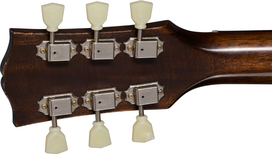Gibson Custom Shop Es335 1958 Reissue Ltd 2h Ht Rw - Murphy Lab Light Aged Tri-burst - Semi-hollow electric guitar - Variation 4