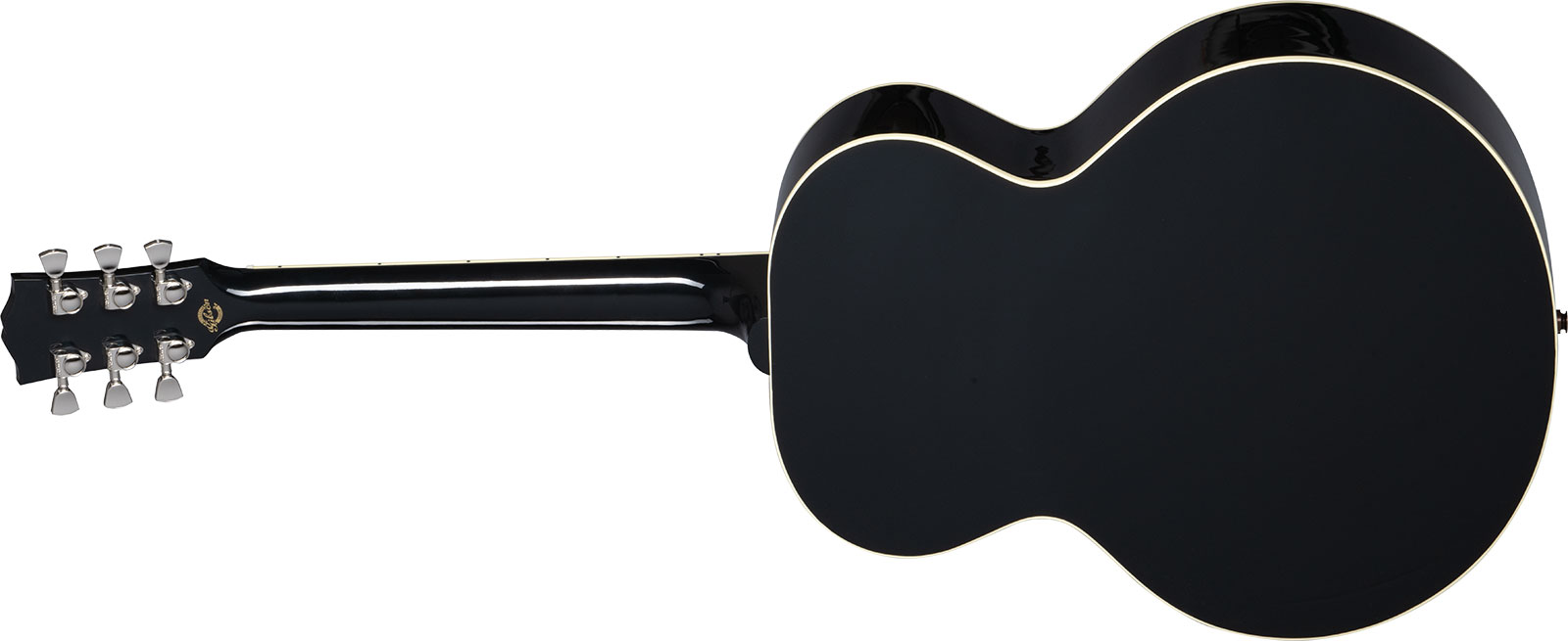 Gibson Custom Shop Everly Brothers J-180 Signature Jumbo Epicea Erable Rw - Ebony - Electro acoustic guitar - Variation 1