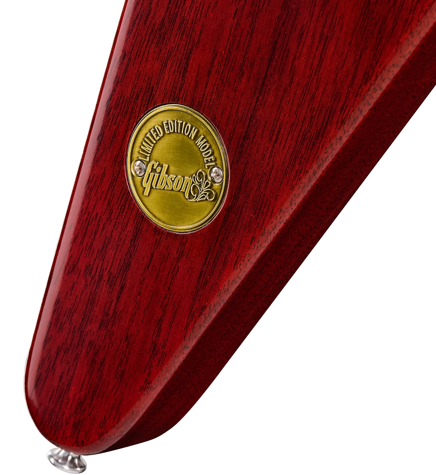 Gibson Custom Shop Flying V 1971 Reissue 2h Ht Rw - Medallion Cherry - Retro rock electric guitar - Variation 4