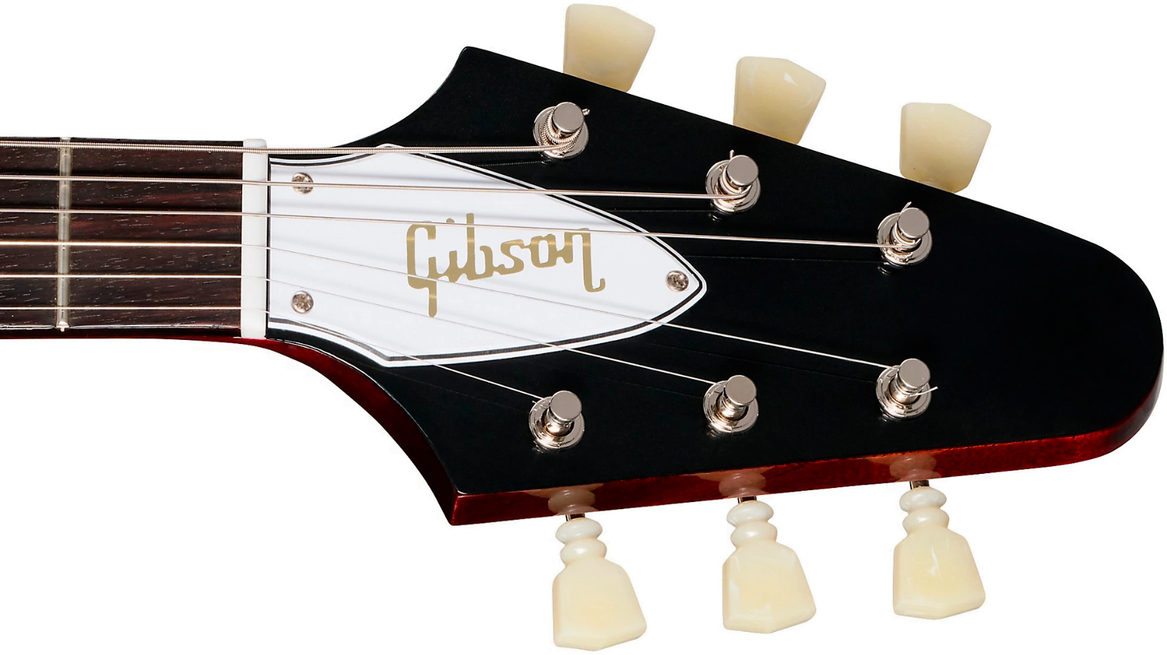Gibson Custom Shop Flying V 1971 Reissue 2h Ht Rw - Medallion Cherry - Retro rock electric guitar - Variation 5