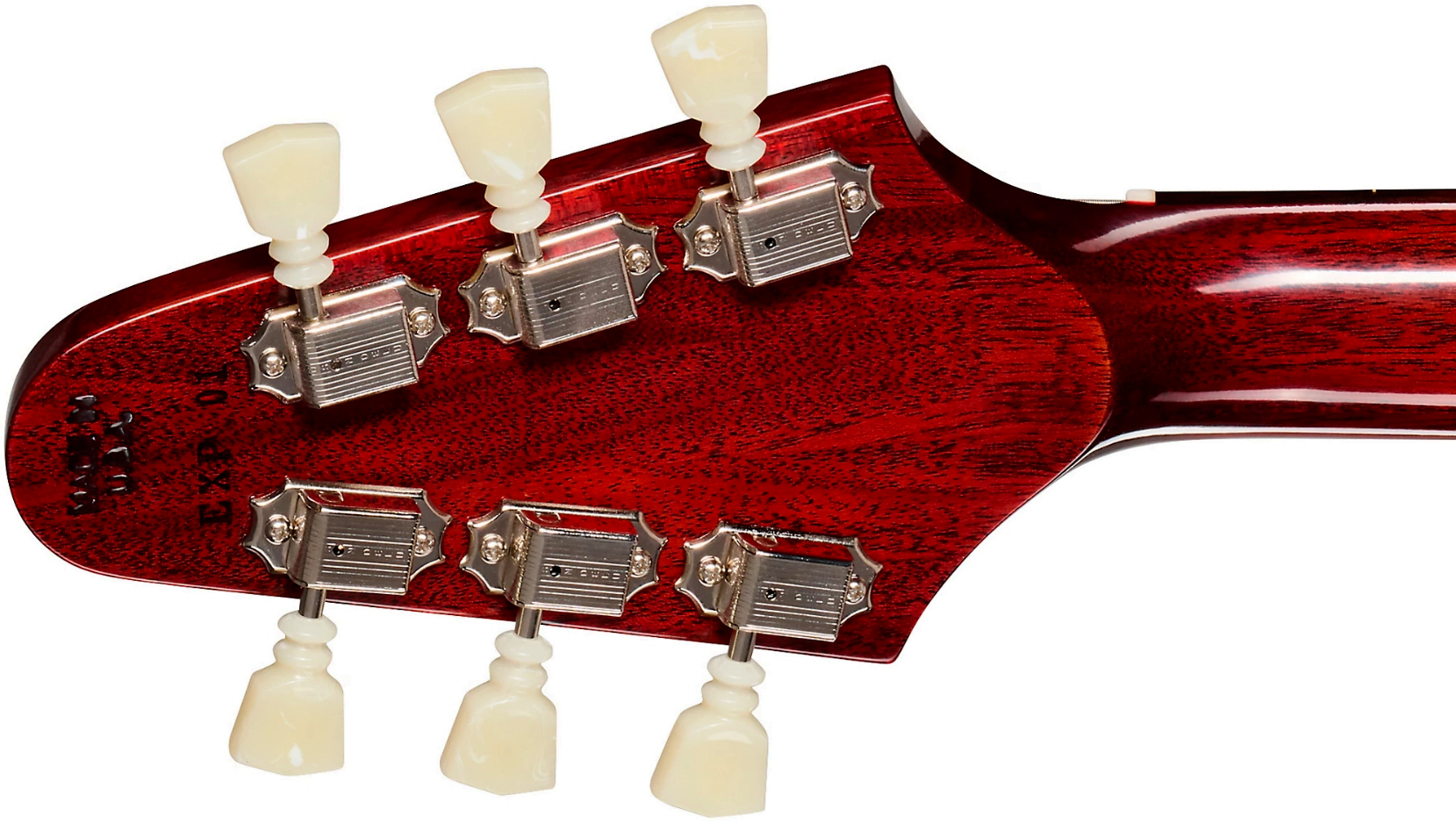 Gibson Custom Shop Flying V 1971 Reissue 2h Ht Rw - Medallion Cherry - Retro rock electric guitar - Variation 6