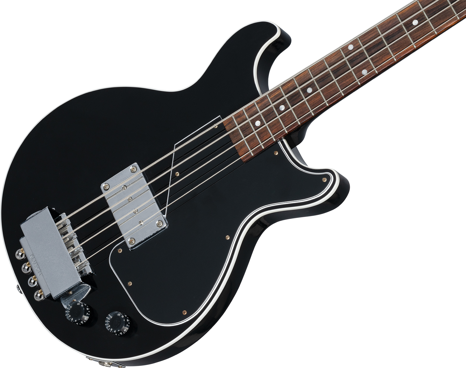 Gibson Custom Shop Gene Simmons Eb-0 Bass Ltd Signature Rw - Vos Ebony - Solid body electric bass - Variation 3