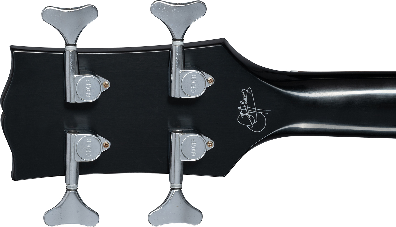 Gibson Custom Shop Gene Simmons Eb-0 Bass Ltd Signature Rw - Vos Ebony - Solid body electric bass - Variation 4