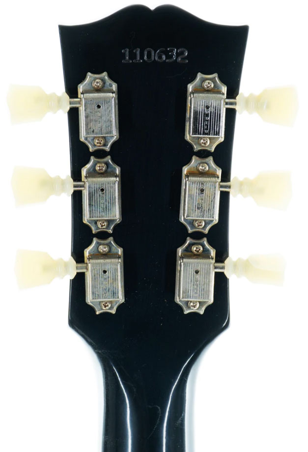 Gibson Custom Shop Historic Es-335 1964 Reissue 2h Ht Rw - Vos Ebony - Semi-hollow electric guitar - Variation 3