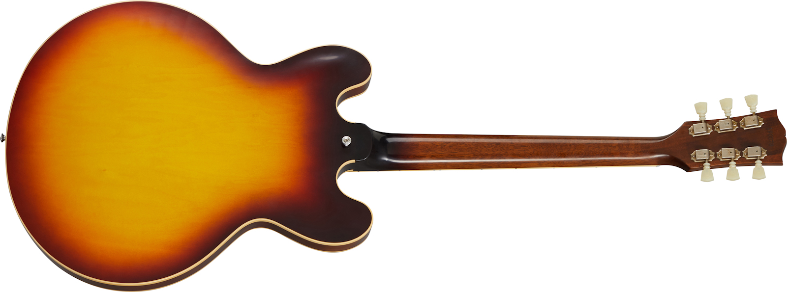Gibson Custom Shop Historic Es335 Reissue 1961 2h Ht Rw - Vos Vintage Burst - Semi-hollow electric guitar - Variation 1