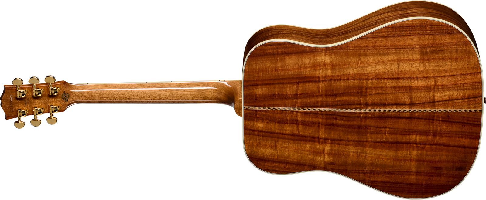 Gibson Custom Shop Hummingbird Elegant Koa Artisan Dreadnought Epicea Koa Rw - Honey Burst - Folk guitar - Variation 1