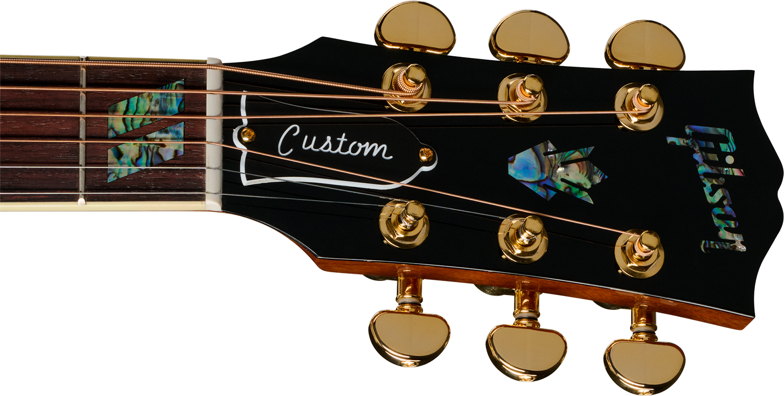 Gibson Custom Shop Hummingbird Elegant Koa Artisan Dreadnought Epicea Koa Rw - Honey Burst - Folk guitar - Variation 5