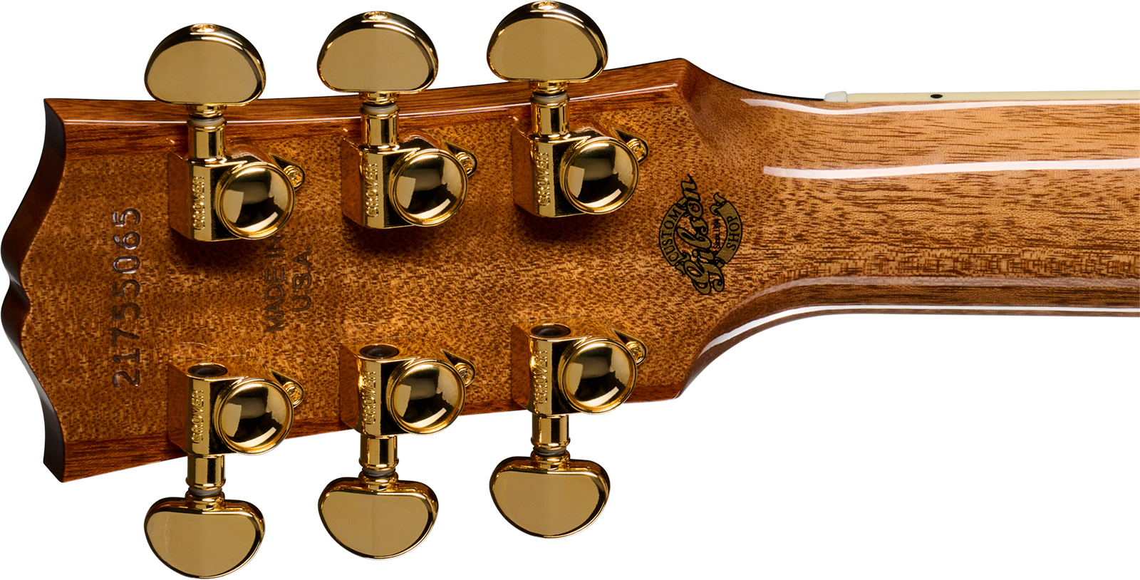 Gibson Custom Shop Hummingbird Elegant Koa Artisan Dreadnought Epicea Koa Rw - Honey Burst - Folk guitar - Variation 6