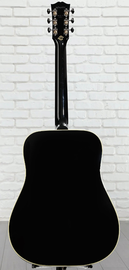 Gibson Custom Shop Hummingbird Torch Dreadnought Epicea Acajou Rw - Ebony - Folk guitar - Variation 1