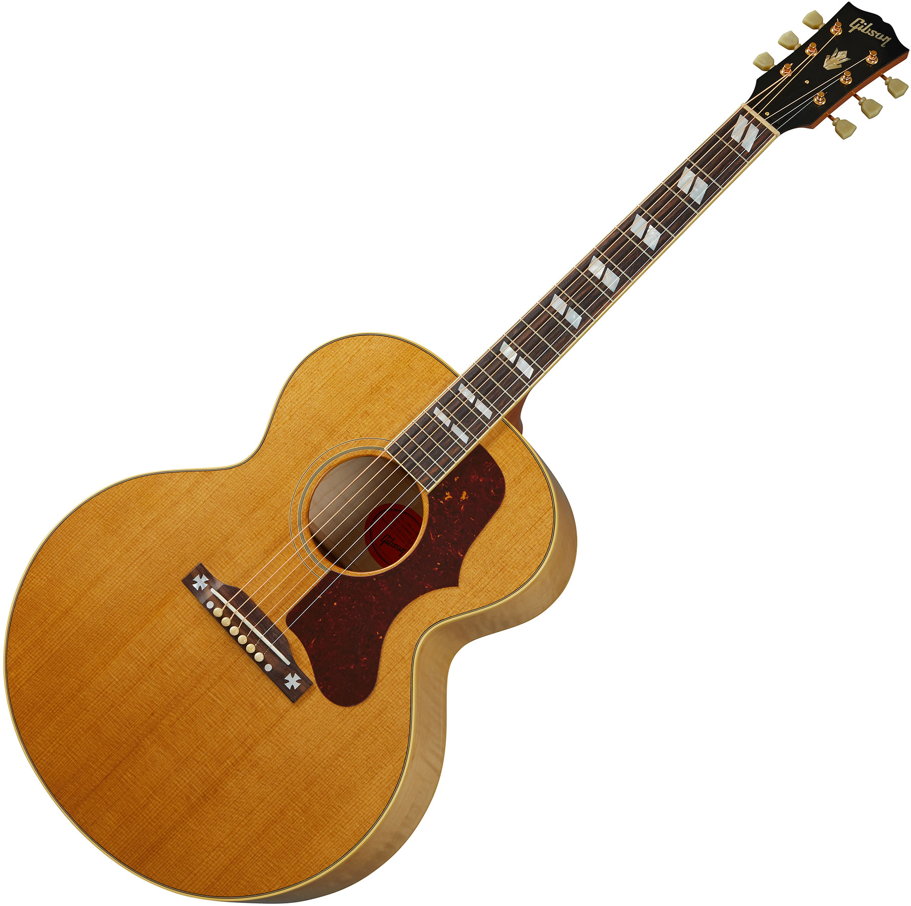 Gibson Custom Shop J-185 1952 Historic Jumbo Epicea Erable Rw - Vos Antique Natural - Folk guitar - Variation 1