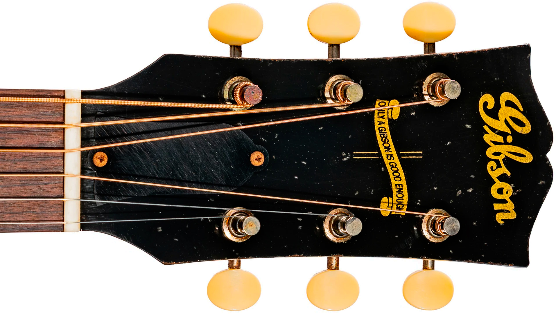 Gibson Custom Shop J45 1942 All Mahogany Greatest Hits Dreadnought Tout Acajou Rw - Murphy Lab Light Aged Vintage Sunburst - Folk guitar - Variation 3