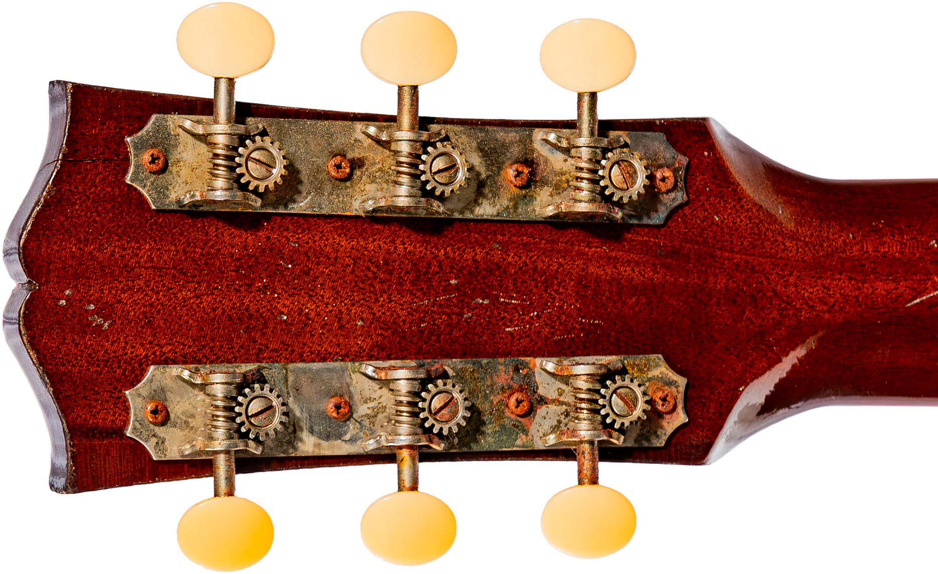 Gibson Custom Shop J45 1942 All Mahogany Greatest Hits Dreadnought Tout Acajou Rw - Murphy Lab Light Aged Vintage Sunburst - Folk guitar - Variation 4