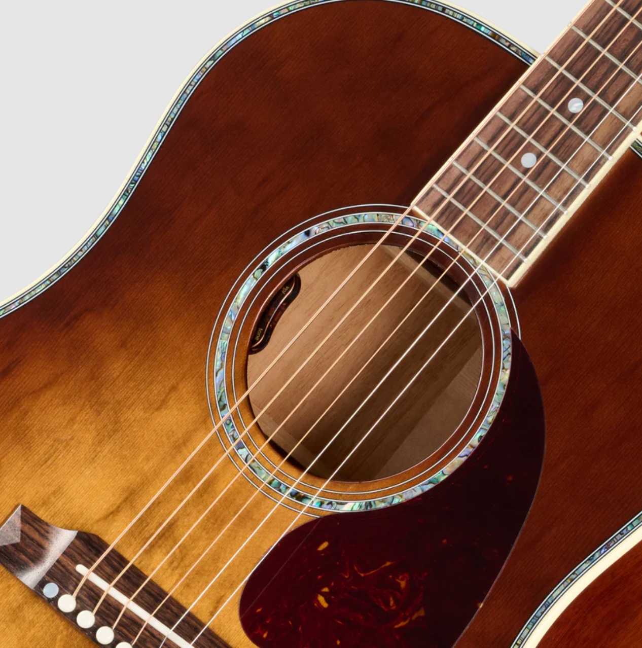 Gibson Custom Shop J45 Ann. Ltd Dreadnought Epicea Palissandre Rw - Cremona Burst - Folk guitar - Variation 2